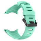 For Sunnto Core Series Square Steel Buckle Silicone TPU Watch Band(Mint Green) - 1