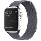 Milanese Loop Magnetic Stainless Steel Watch Band for Apple Watch Series 9&8&7 41mm / SE 3&SE 2&6&SE&5&4 40mm / 3&2&1 38mm(Dark Gray) - 1
