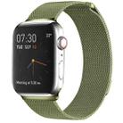 Milanese Loop Magnetic Stainless Steel Watch Band for Apple Watch Ultra 49mm&Watch Ultra 2 49mm / Series 10 46mm / 9&8&7 45mm / SE 3&SE 2&6&SE&5&4 44mm / 3&2&1 42mm(Army Green) - 1