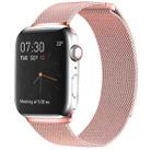 Milanese Loop Magnetic Stainless Steel Watch Band for Apple Watch Ultra 49mm&Watch Ultra 2 49mm / Series 10 46mm / 9&8&7 45mm / SE 3&SE 2&6&SE&5&4 44mm / 3&2&1 42mm(Pink) - 1