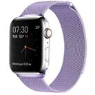 Milanese Loop Magnetic Stainless Steel Watch Band for Apple Watch Ultra 49mm&Watch Ultra 2 49mm / Series 10 46mm / 9&8&7 45mm / SE 3&SE 2&6&SE&5&4 44mm / 3&2&1 42mm(Light Purple) - 1