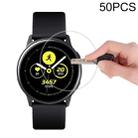 50 PCS For Galaxy Watch R500 0.26mm 2.5D Tempered Glass Film - 1