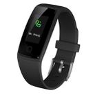 V10 0.96 inch Bluetooth Smart Bracelet, IP67 Waterproof,  Pedometer / Female Physiology Reminder / Heart Rate Monitor / Blood Pressure Monitor /  Sleep Monitor, Compatible with Android and iOS Phones (Black) - 1