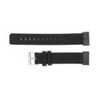 Nylon Watch Band for Fitbit Charge 3(Black) - 3