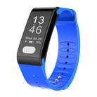 TLW T6 Fitness Tracker 0.96 inch OLED Display Wristband Smart Bracelet, Support Sports Mode / ECG / Heart Rate Monitor / Blood Pressure / Sleep Monitor (Blue) - 1