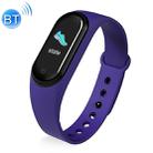 Mi5 0.96 inch Color Screen Smart Bracelet, Support Call Reminder /Heart Rate Monitoring/Sleep Monitoring/Blood Pressure Monitoring (Purple) - 1