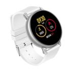 S666 IP67 Waterproof 1.22-inch Smart Watch with Silicone Strap, IPS Display, Support Bluetooth Call& Heart Rate Monitoring (White) - 1