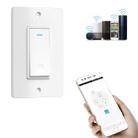 120 Type WiFi Smart Wall Touch Switch, US Plug(White) - 1