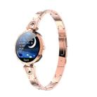 AK15 Fashion Smart Female Bracelet, 1.08 inch Color LCD Screen, IP67 Waterproof, Support Heart Rate Monitoring / Sleep Monitoring / Remote Photography (Rose Gold) - 1