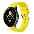 Smart Watch Silicone Watch Band for Garmin Vivoactive 3(Yellow) - 1