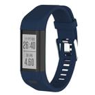 Smart Watch Silicone Watch Band for Garmin Vivosmart HR+(Dark Blue) - 1