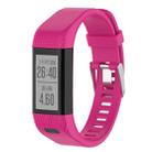 Smart Watch Silicone Watch Band for Garmin Vivosmart HR+(Rose Red) - 1