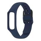 Smart Watch Pure Color Silicone Watch Band for Galaxy Fit-e(Dark Blue) - 1