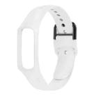 Smart Watch Pure Color Silicone Watch Band for Galaxy Fit-e(White) - 1