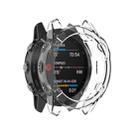 For Garmin Fenix 6 TPU Half Coverage Smart Watch Protevtice Case(White) - 1