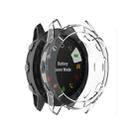 For Garmin Fenix 6X TPU Half Coverage Smart Watch Protevtice Case(White) - 1