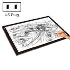 23W 12V LED Three Level of Brightness Dimmable A2 Acrylic Copy Boards Anime Sketch Drawing Sketchpad, US Plug - 1