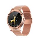 SMA-R2 1.3 inches IPS Screen Smart Watch IP65 Waterproof,Support Call /Message Reminder /Dual-mode Bluetooth 3.0 + 4.0/ Sleeping Monitoring /Sedentary Reminder (Rose Gold Metal Strap) - 1