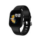 X16 1.3 inch TFT Color Screen IP67 Waterproof Bluetooth Smartwatch, Support Call Reminder/ Heart Rate Monitoring /Blood Pressure Monitoring/ Sleep Monitoring(Black) - 1
