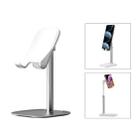 ROCK RPH0944 Adjustable Lifting 90 Degree Rotation ABS Stand Desktop Phone Tablet Holder(White) - 1