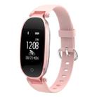S3 0.96 inch OLED Display Bluetooth Sports Smart Bracelet, IP67 Waterproof, Support Heart Rate Monitor / GPS Trajectory / Pedometer / Calls Remind / Sedentary Reminder / Remote Capture / Distance, Compatible with Android and iOS Phones(Rose Gold) - 1
