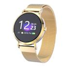 CV08C 1.0 inch TFT Color Screen Steel Watch Band Smart Bracelet, Support Call Reminder/ Heart Rate Monitoring /Blood Pressure Monitoring/ Sleep Monitoring/Blood Oxygen Monitoring (Gold) - 1