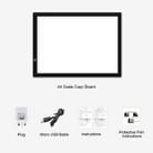 8W 5V LED USB Stepless Dimming A3 Acrylic Scale Copy Boards Anime Sketch Drawing Sketchpad with USB Cable & Power Adapter  - 3