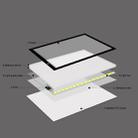 8W 5V LED USB Stepless Dimming A3 Acrylic Scale Copy Boards Anime Sketch Drawing Sketchpad with USB Cable & Power Adapter  - 4