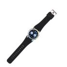 For Samsung Gear S3 Classic Smart Watch Silicone Watchband, Length: about 22.4cm(Black) - 1