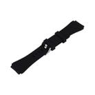 For Samsung Gear S3 Classic Smart Watch Silicone Watchband, Length: about 22.4cm(Black) - 2