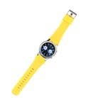 For Samsung Gear S3 Classic Smart Watch Silicone Watchband, Length: about 22.4cm(Yellow) - 1