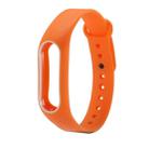 For Xiaomi Mi Band 2 Colorful Silicone Watch Band Host not Included(Orange) - 1