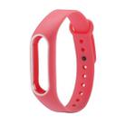 For Xiaomi Mi Band 2 Colorful Silicone Watch Band Host not Included(Pink) - 1