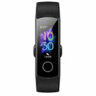 Original Huawei Honor Band 5 0.95 inch AMOLED Color Screen Smart Wristband Bracelet, Support Heart Rate Monitor / Information Reminder / Sleep Monitor, NFC Version(Black) - 1