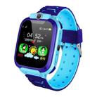 Q12 1.44 inch Color Screen Smartwatch for Children, Not Waterproof, Support LBS Positioning / Two-way Dialing / SOS / Voice Monitoring / Setracker APP (Blue) - 1