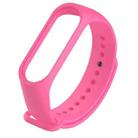 Silicone Watch Band for Xiaomi Mi Band 3(Pink) - 1