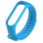 Silicone Watch Band for Xiaomi Mi Band 3(Blue) - 1