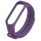 Silicone Watch Band for Xiaomi Mi Band 3(Purple) - 1