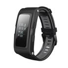 T28 0.96 Inch OLED Touch Screen GPS Track Record Smart Bracelet, IP67 Waterproof, Support Pedometer / Heart Rate Monitor / Blood Pressure Monitor / Notification Remind / Call Reminder / Smart Alarm / Answer Calls / Sedentary remind / Sleep Monitor, Compatible with Android and iOS Phones(Black) - 1