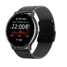 ZL02D 1.28 inch IP67 Waterproof Steel Band Smart Watch Support Heart Rate Monitoring (Black) - 1