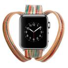 Colourful Sheep Leather Crown Watch Band for Apple Watch Series 3 & 2 & 1 38mm - 1