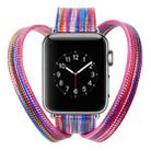 Colourful Sheep Leather Crown Watch Band for Apple Watch Series 3 & 2 & 1 38mm - 1