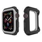 Smart Watch Shockproof Two Color Protective Case for Apple Watch Series 3 38mm(Black Grey) - 1