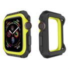 Smart Watch Shockproof Two Color Protective Case for Apple Watch Series 3 38mm(Black Yellow) - 1
