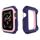 Smart Watch Shockproof Two Color Protective Case for Apple Watch Series 3 38mm(Pink Blue) - 1