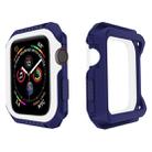 Smart Watch Shockproof Two Color Protective Case for Apple Watch Series 3 38mm(White Blue) - 1