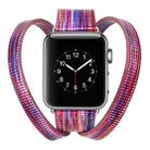 Colourful Sheep Leather Crown Watch Band for Apple Watch Series 3 & 2 & 1 42mm - 1