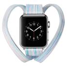 Colourful Sheep Leather Crown Watch Band for Apple Watch Series 3 & 2 & 1 42mm - 1