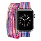 Colourful Sheep Leather Crown Watch Band for Apple Watch Series 3 & 2 & 1 42mm - 2