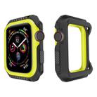 Smart Watch Shockproof Two Color Protective Case for Apple Watch Series 3 42mm(Black Yellow) - 1